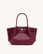 Hana Medium Tote Bag - Burgundy
