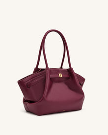 Hana Medium Tote Bag - Burgundy