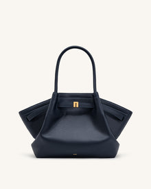 Hana Medium Tote Bag - Navy Blue
