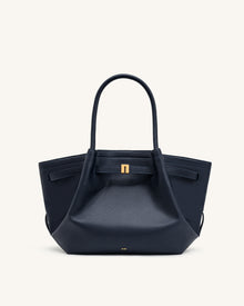 Hana Medium Tote Bag - Navy Blue