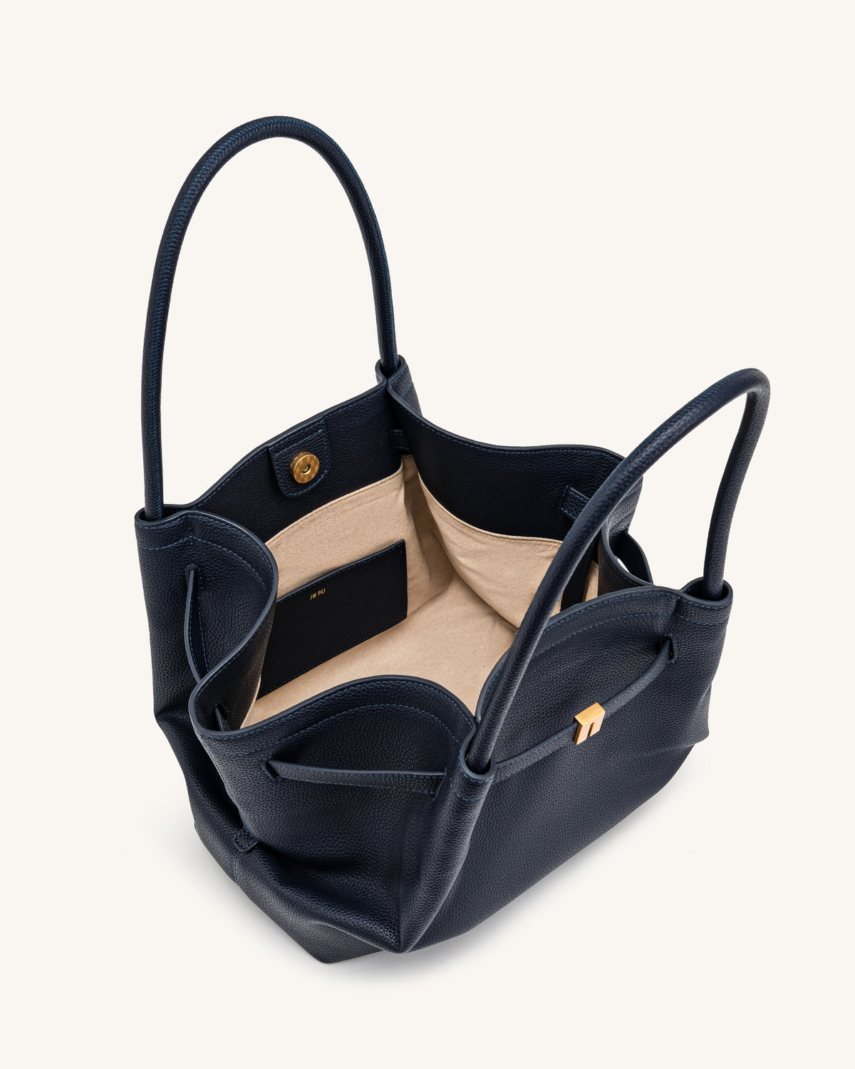 Hana Medium Tote Bag - Navy Blue