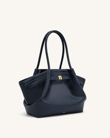 Hana Medium Tote Bag - Navy Blue