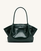 Hana Large Tote Bag - Green Croc
