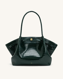 Hana Large Tote Bag - Green Croc