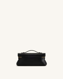 Thea East-West Top Handle Bag - Black