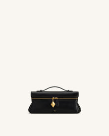 Thea East-West Top Handle Bag - Black