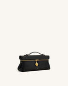 Thea East-West Top Handle Bag - Black