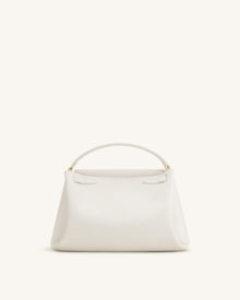 Carmen Top Handle Bag - White
