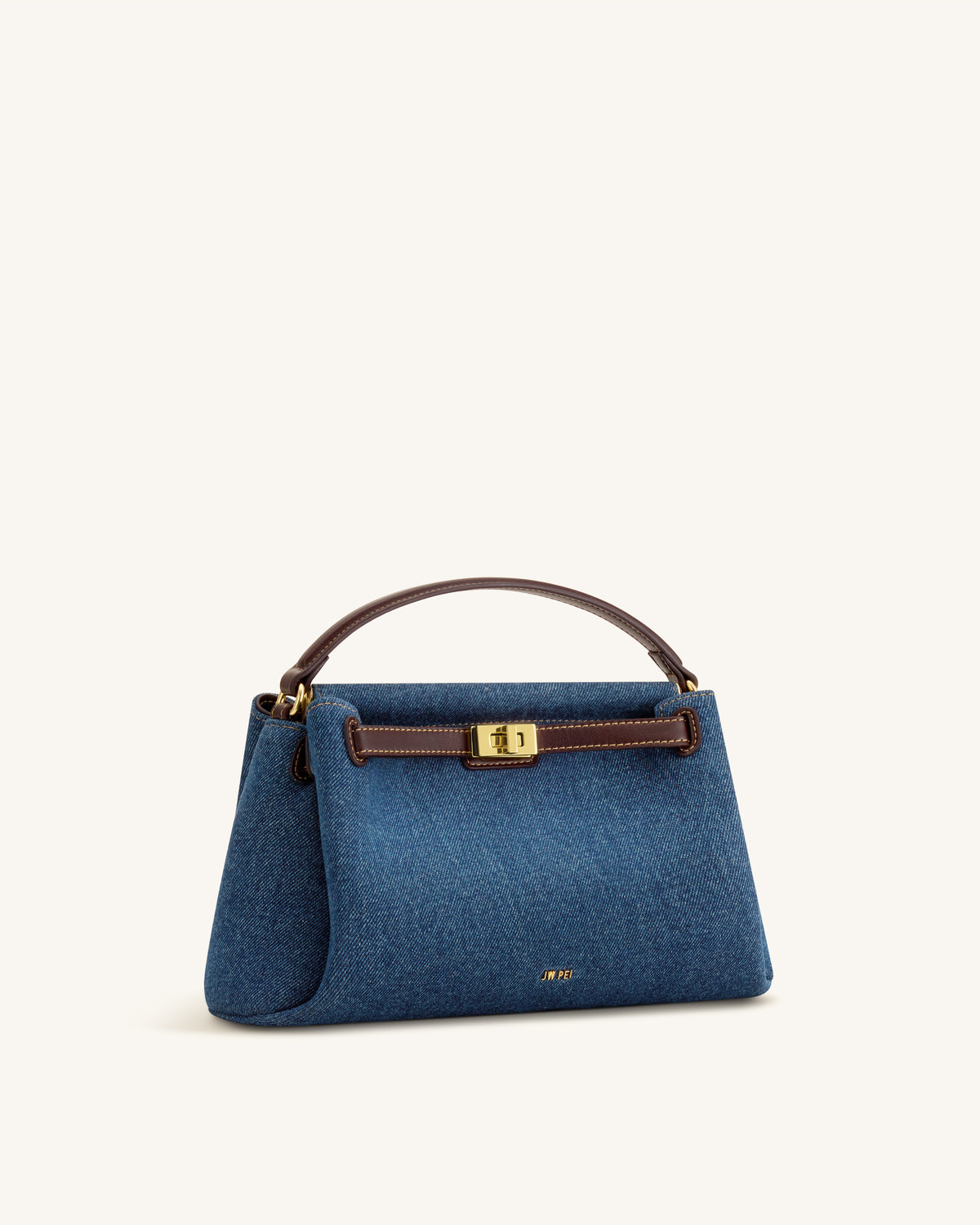 Carmen Top Handle Bag - Blue Denim