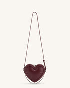 Arlene Heart Shaped Bag - Claret