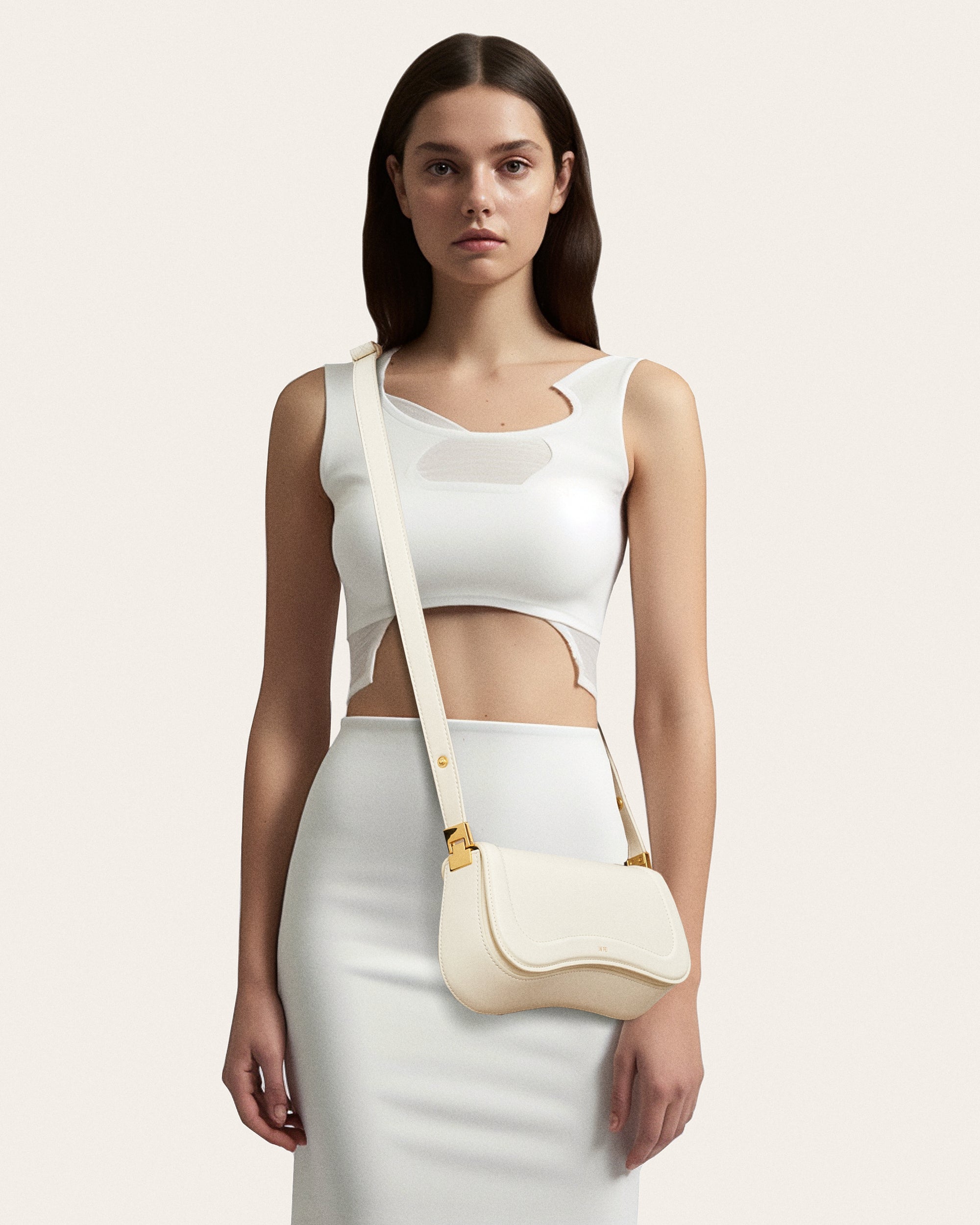 Joy Shoulder Bag - White - JW PEI