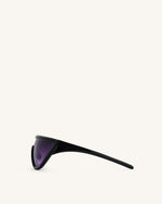 Angelica D Frame Sunglasses - Black