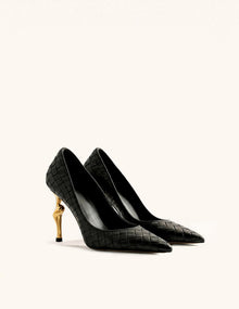 Hazel Woven Heels - Black