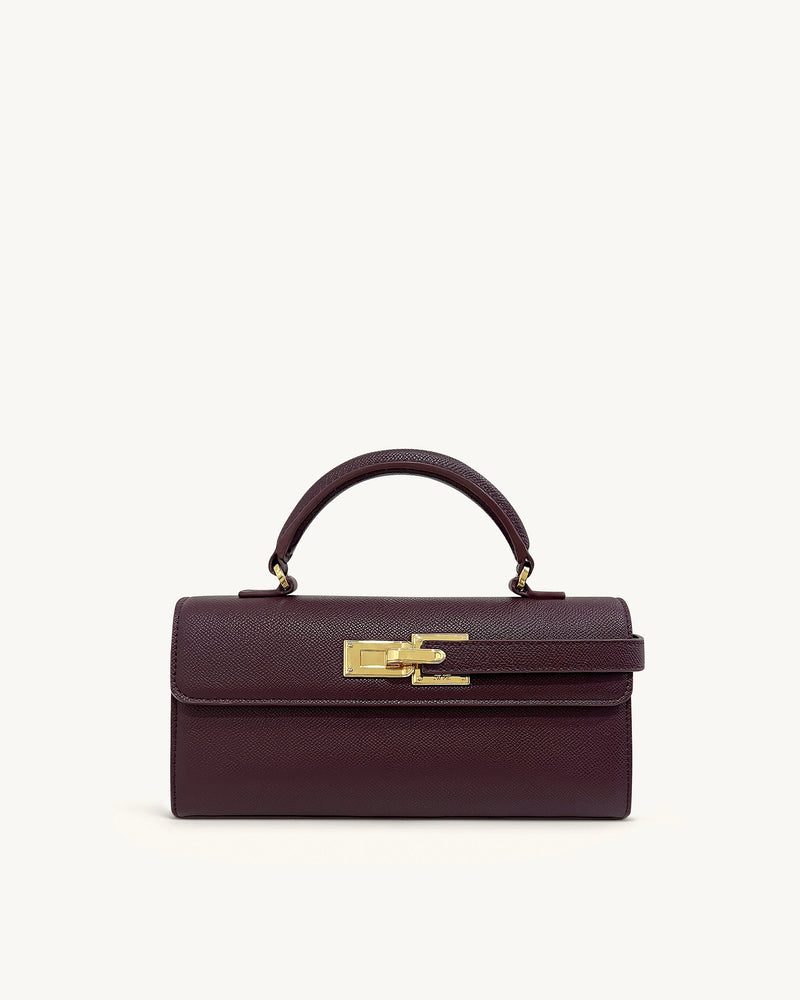 Keyla Top Handle Bag - Deep Burgundy