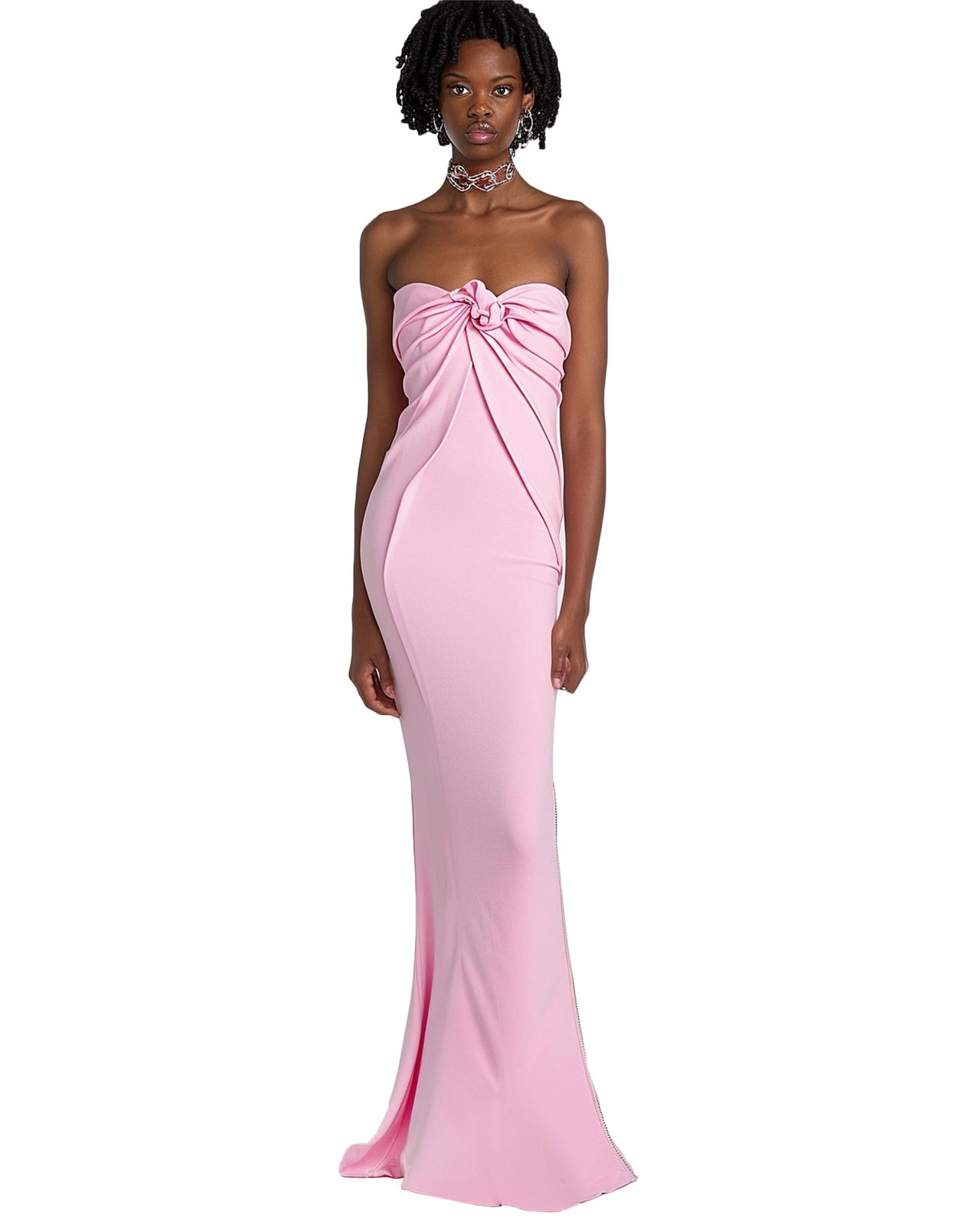 Olivia Pink Maxi Tube Dress - Pink