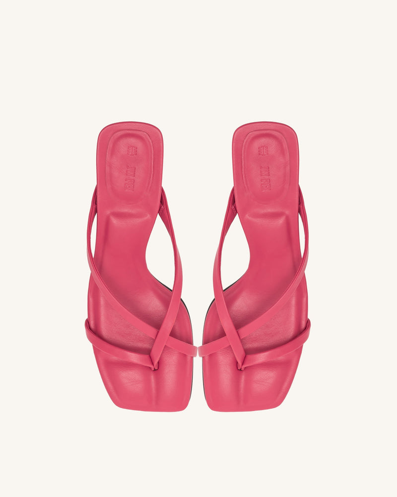 Maeve Strappy Mule - Rose Red