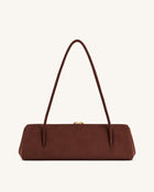 Nova Baguette Style Shoulder Bag - Brown