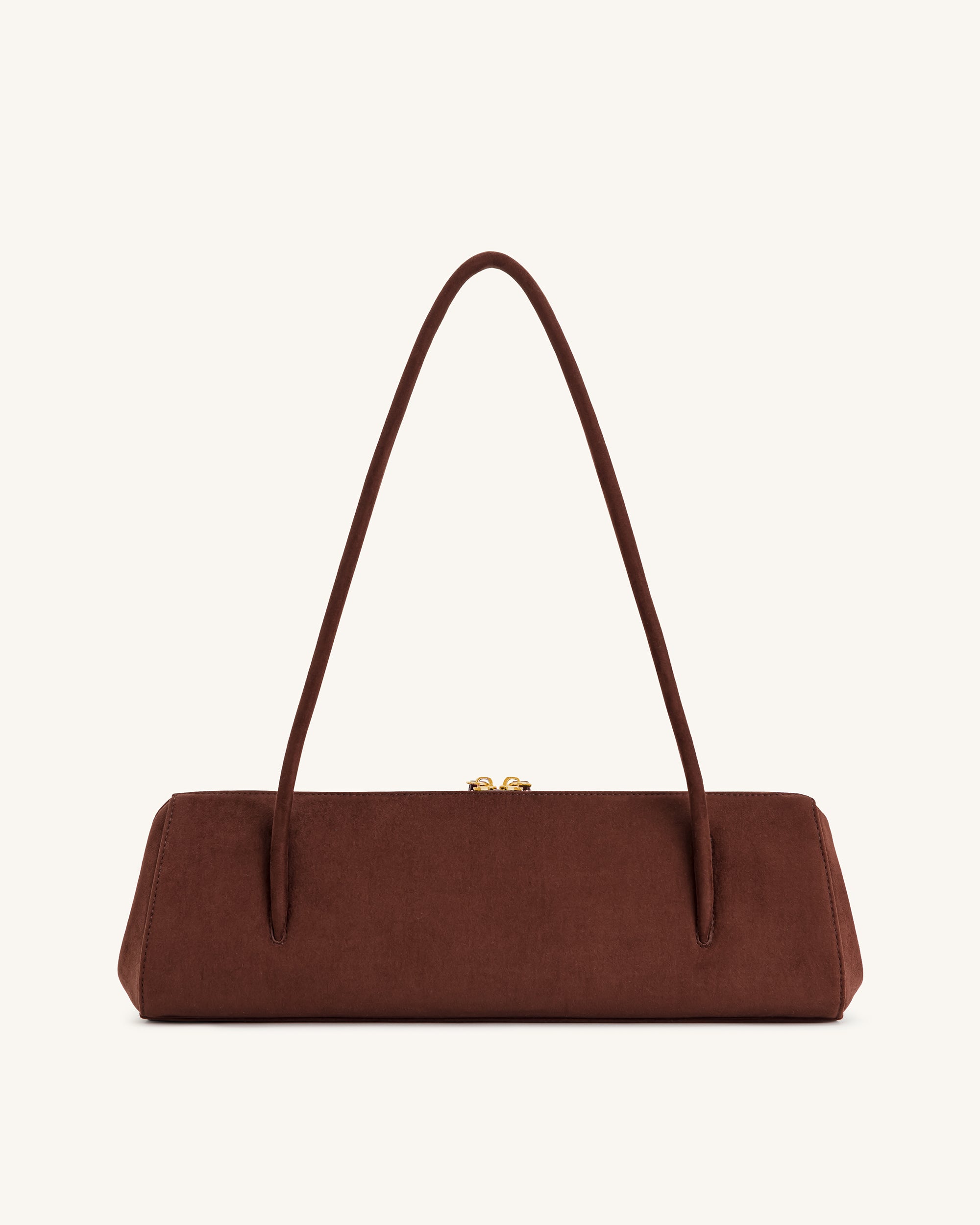 Nova Baguette Style Shoulder Bag - Brown