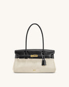 Yara Shoulder Bag - Black Canvas