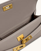 Noor Top Handle Bag - Elephant Gray