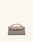 Noor Top Handle Bag - Elephant Gray