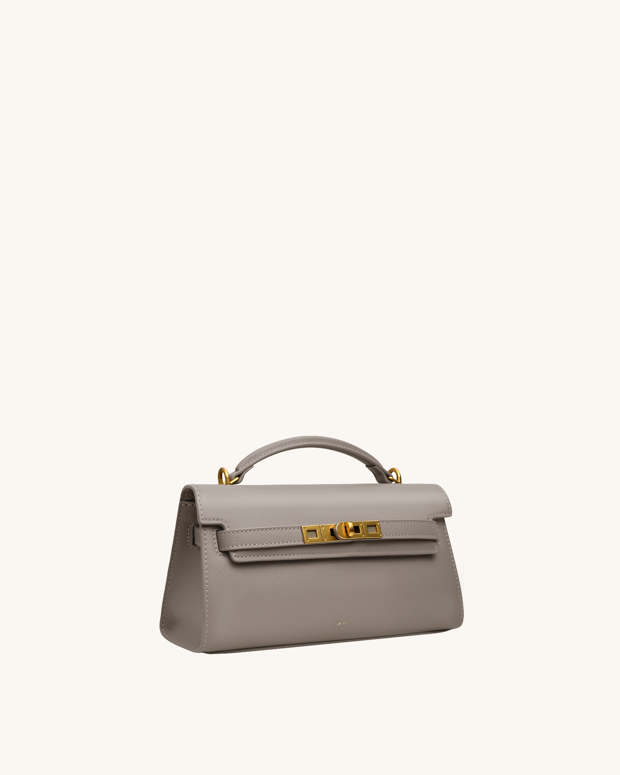 Noor Top Handle Bag - Elephant Gray