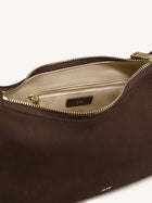 Nell Fringe Hardware Top Handle Bag - Deep Brown