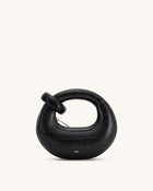 Abacus Mini Top Handle Bag - Black Croc