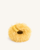 Abacus Faux Fur Mini Top Handle Bag - Yellow