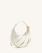 Jana Hollow Out Shoulder Bag - White