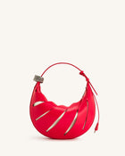 Jana Hollow Out Shoulder Bag - Red