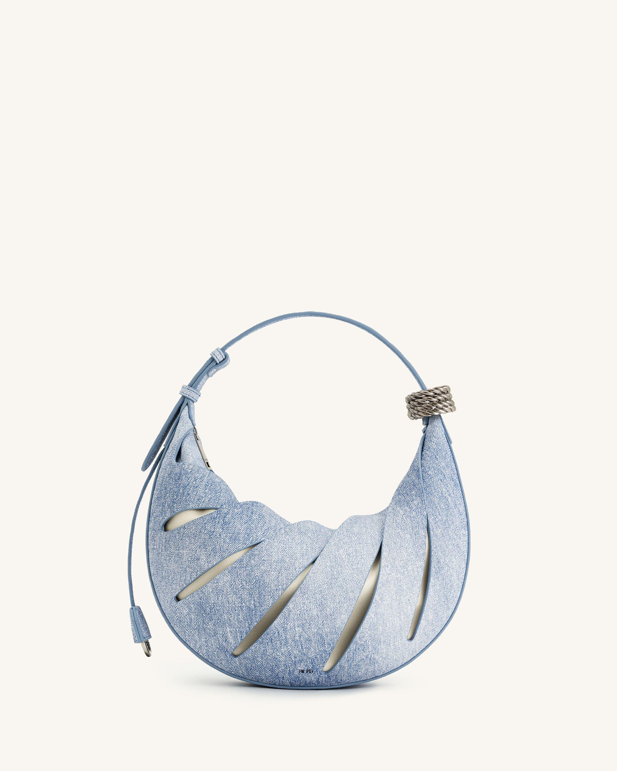 Jana Hollow Out Shoulder Bag - Blue