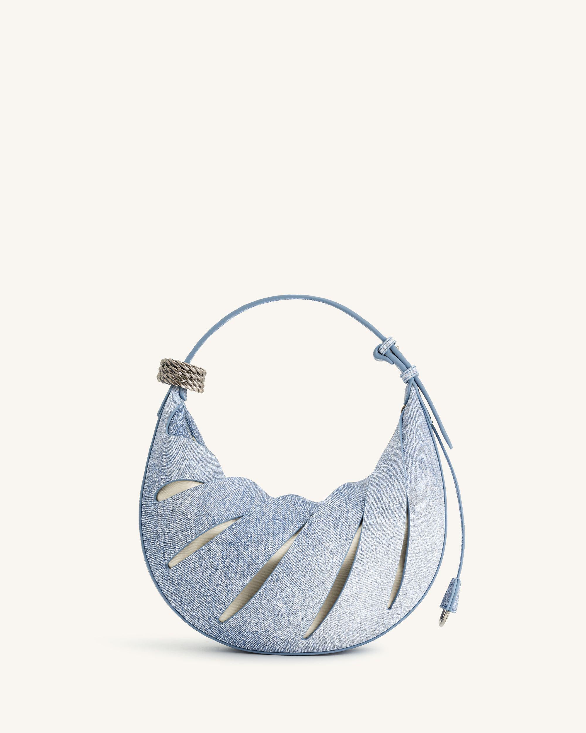 Jana Hollow Out Shoulder Bag - Blue