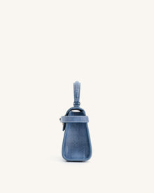 Elise Top Handle Bag - Blue