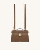 Thea Large Top Handle Bag - Mocha Brown