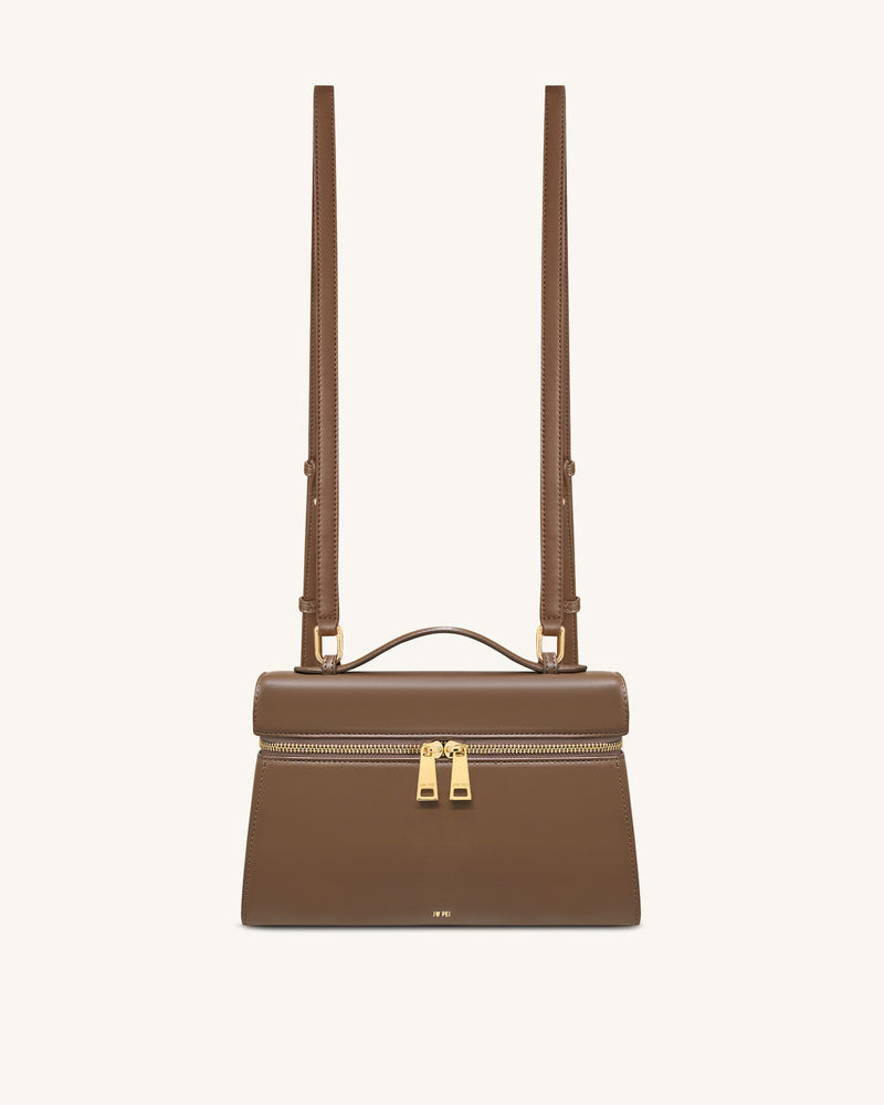 Thea Large Top Handle Bag - Mocha Brown
