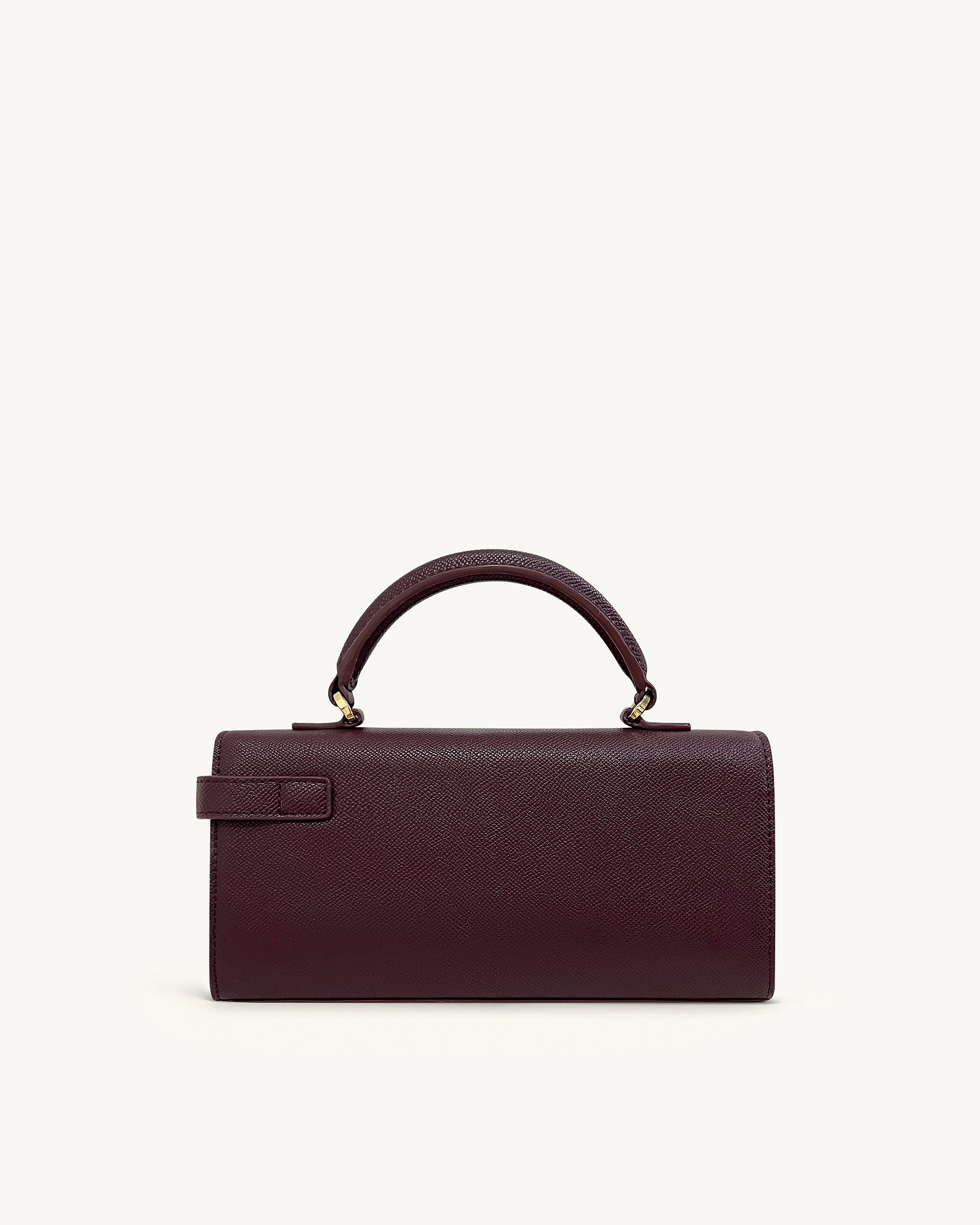 Keyla Top Handle Bag - Deep Burgundy