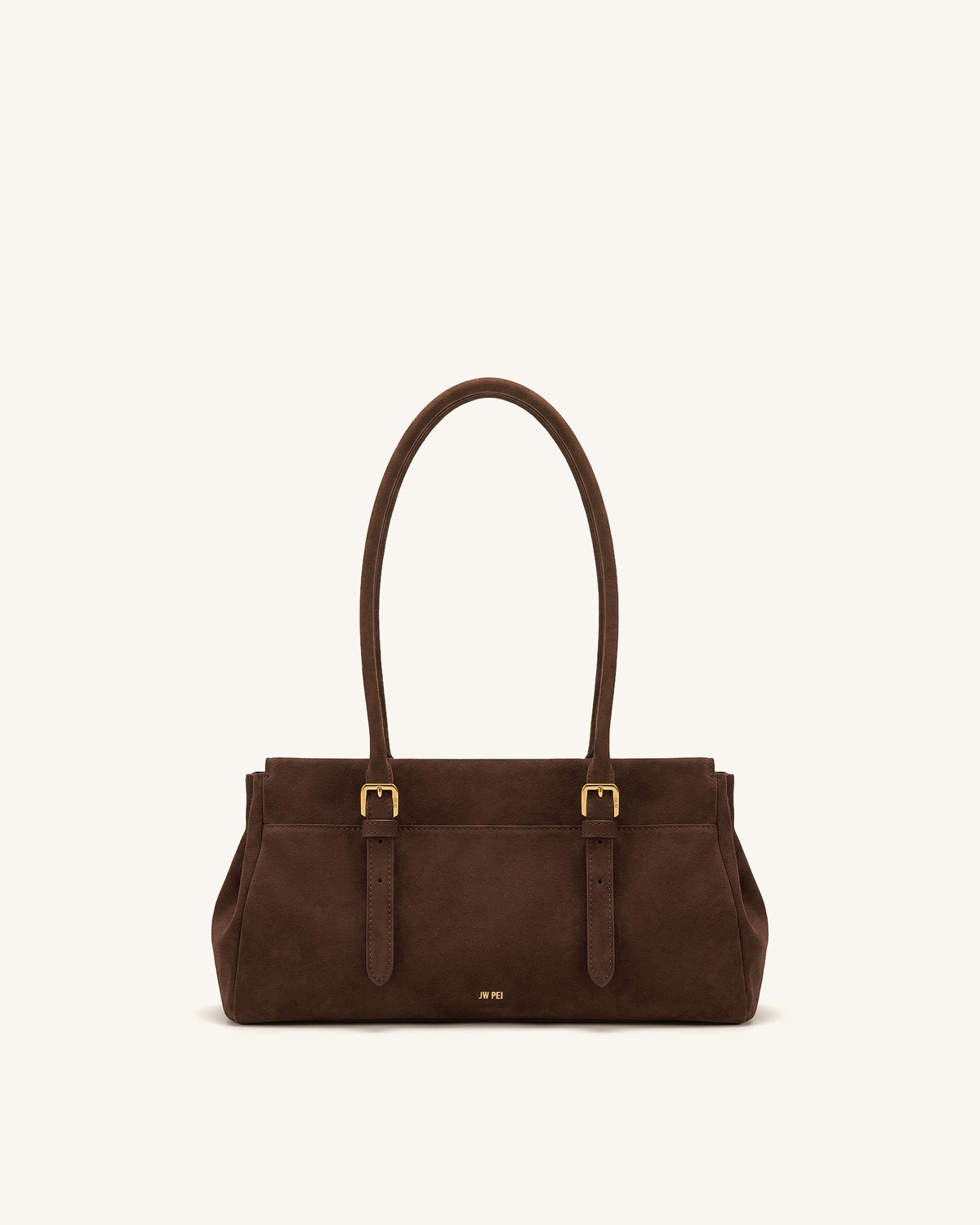 Brielle Faux Suede Tote - Brown