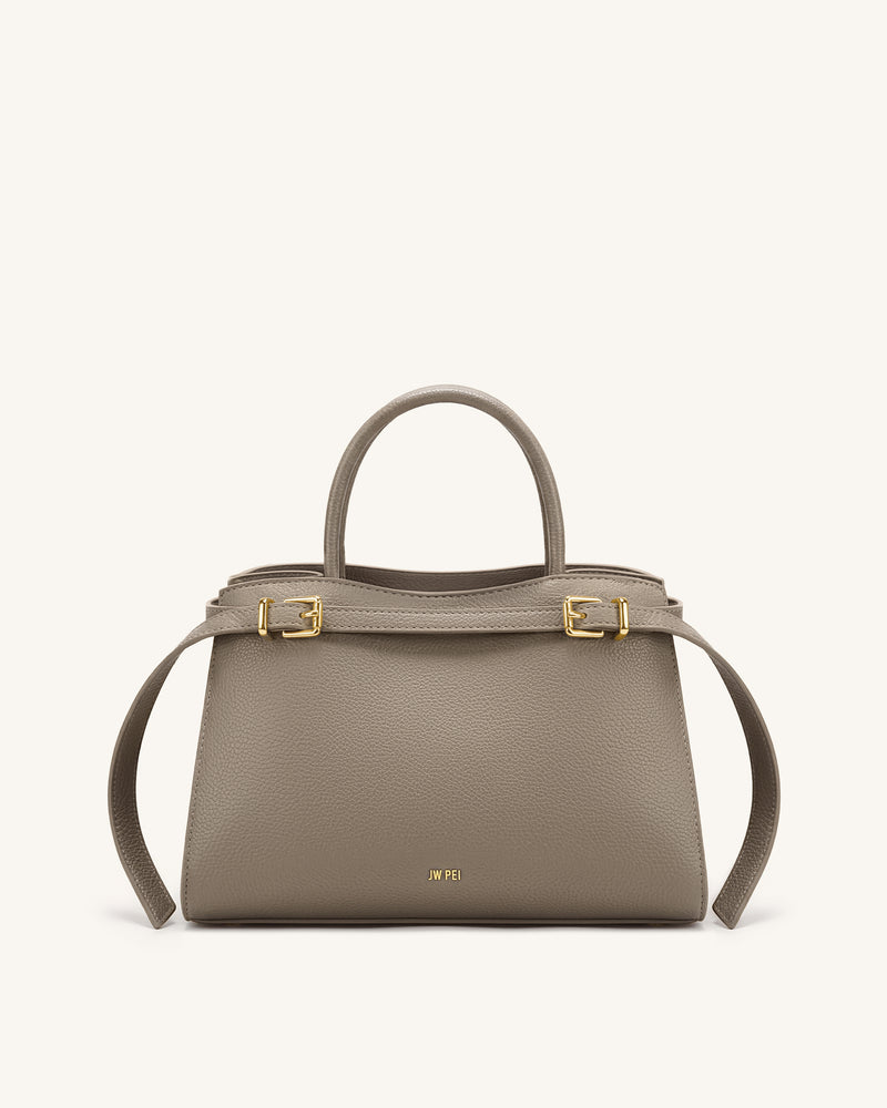 Ella Structured Tote - Taupe