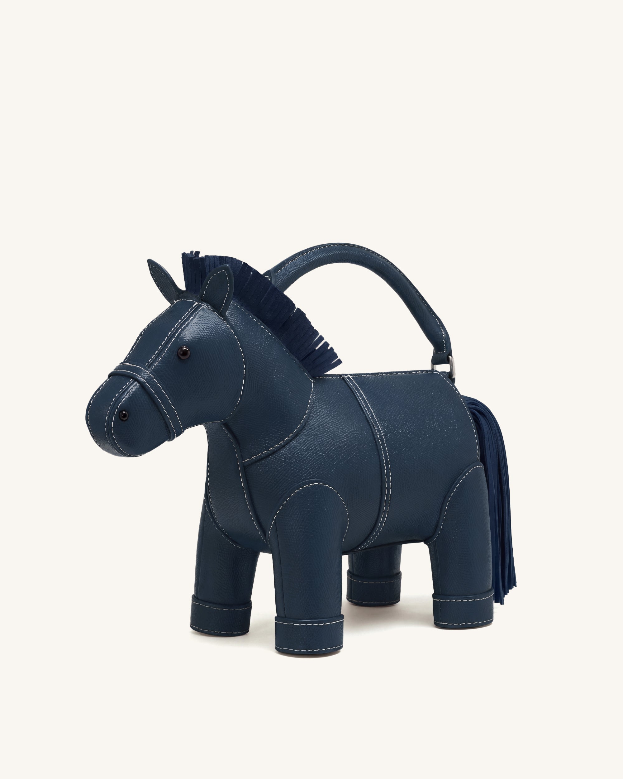 Harper Horse Top Handle Bag - Blue
