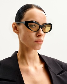 Clarissa Cateye Sunglasses - Black