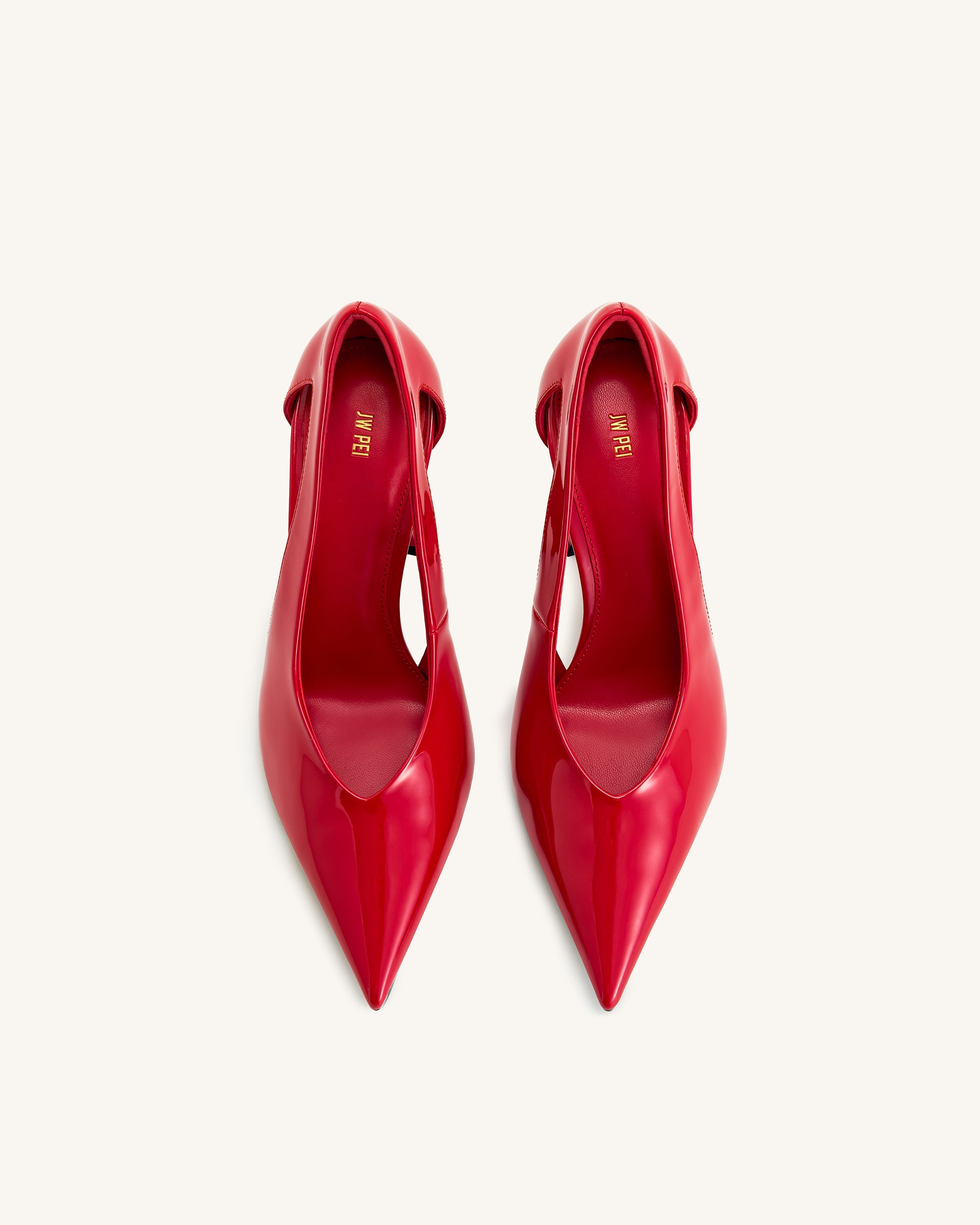 Alessia High Heel Pumps - Red