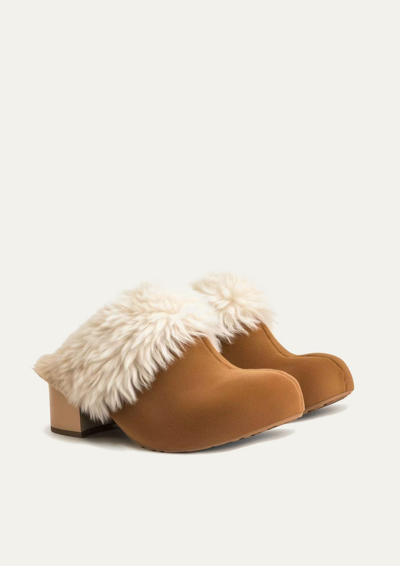Isabella Slouchy Mules -Brown