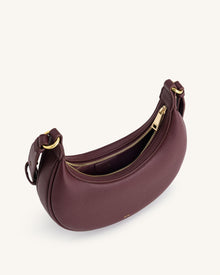 Carly Medium Shoulder Bag - Deep Claret