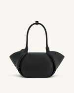 Zoey Pockets Shoulder Bag - Black