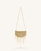 Anika Star-Embellished Chain Bag - Gold