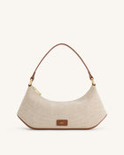 Lily Shoulder Bag - Brown Canvas