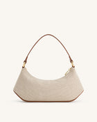 Lily Shoulder Bag - Brown Canvas