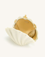 Maisie Shell Clutch - Ivory