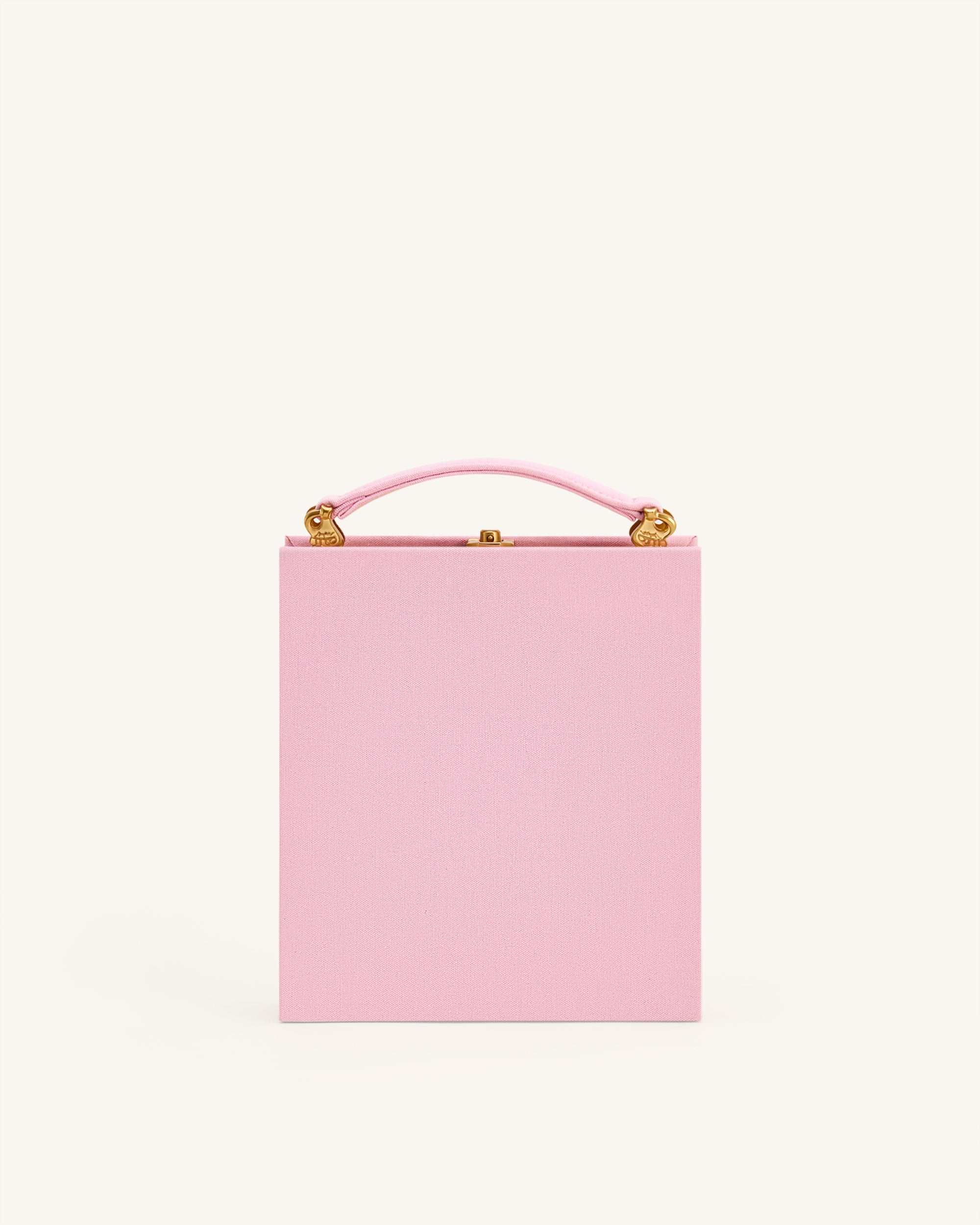 Taya-Puppy Pattern Book Shape Clutch Bag - Pink